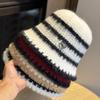 Fisherman Hat Women's Autumn and Winter Warmth Ear Protection Revealing Face Small Big Head Size Korean Style Versatile Casual Knitted Wool