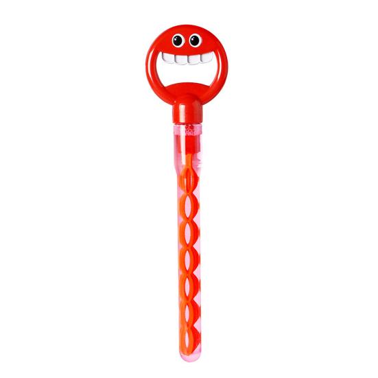 32 Hole Smiling Face Bubble Stick Big Bubble Wands Leak-Proof Bubble Machine Cute Long 5-Claw Bubble Wand for Summer Toy Party Favor