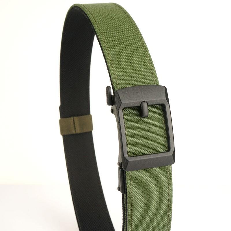 

3.5 Thickened Gun Hanging Double-layer Nylon Cloth Belt All-matching Casual Outdoor Trousers Automatic Buckle Men s 120cm