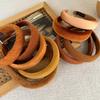 New Pumpkin Color Headband Velvet Sponge Wide Hair Band for Woman Girl Elegant  Hair Hoop Autumn/Winter Fashion Hair Accessories