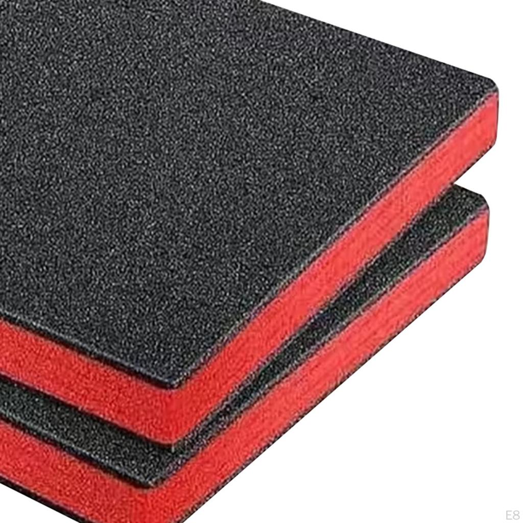 2 Pieces Tool Box Foam Packing Padding Protection Practical Cuttable Inserts for Cases