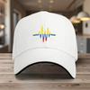 Colombia Flag Heartbeat Pulse Baseball Cap Adult Polyester Adjustable Outdoor Sports Cap