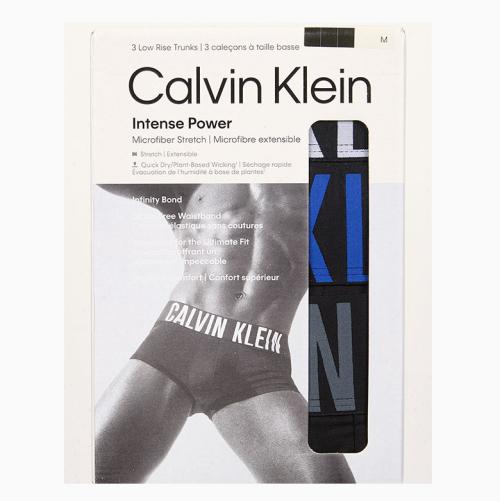 [CK] Men's Intense Power Microfiber Stretch Low Rise Trunk 3PK_NB3611ZDH [Shipped from Korea] 100% Authentic