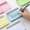 Simple Style Coil Memo Pad Horizontal Line Student Creative Index Card Book Office Notepad School Stationery