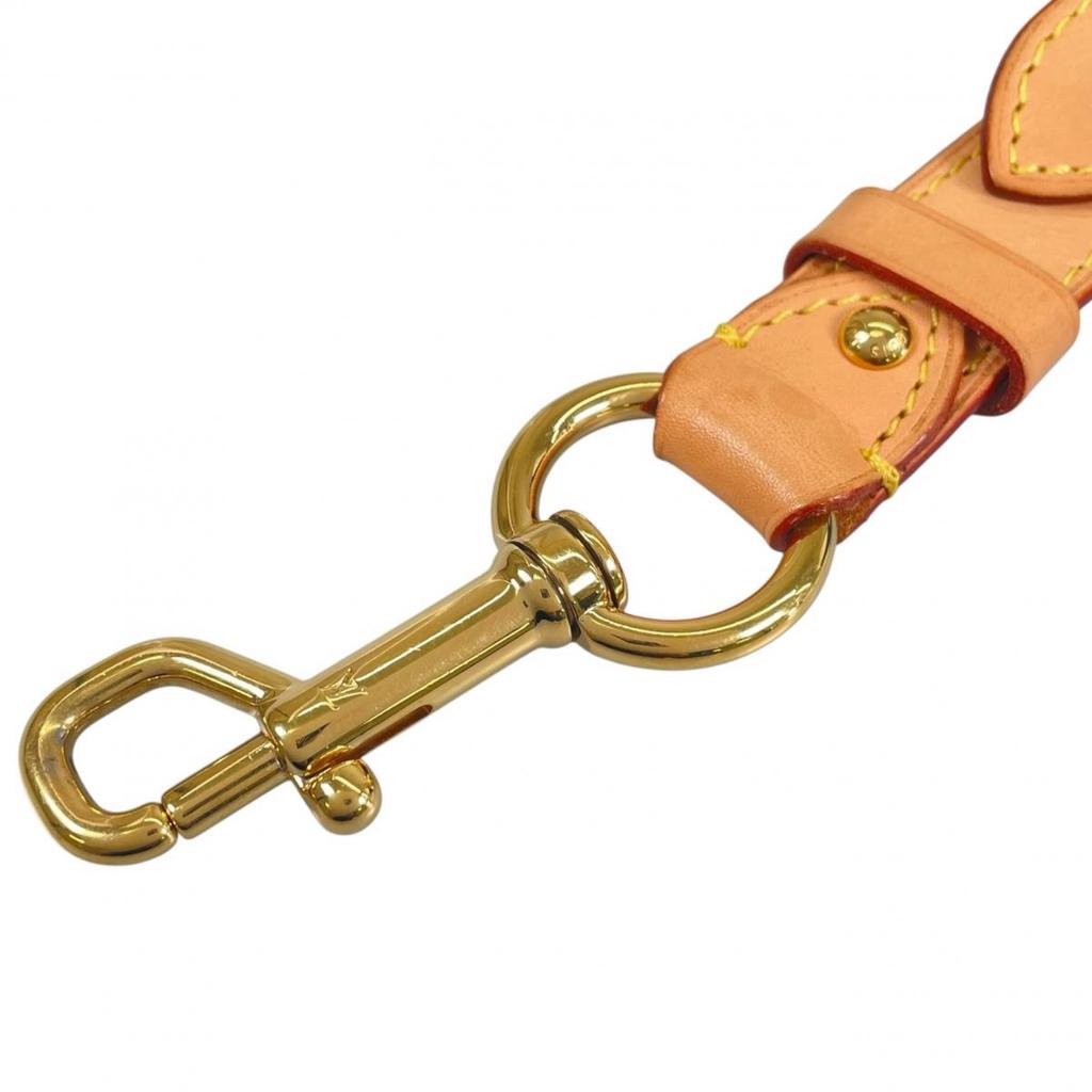 Louis Vuitton Nume Leather Bandriere Shoulder Strap Nume Leather Beige Women Used