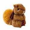 Plush Squirrel Plush Rabbit Keychain Fluffy Plush Bunny Bag Pendant  Car Key Ring