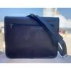 Men's Genuine Vintage Leather" Messenger Laptop Briefcase Satchel Black Bag