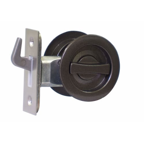 Nicchu Seisakusho GIA Tubular Sickle Lock with Double-Sided Thumb Turn, Bronze, BS/38, 121-MF-B, 38mm Backset