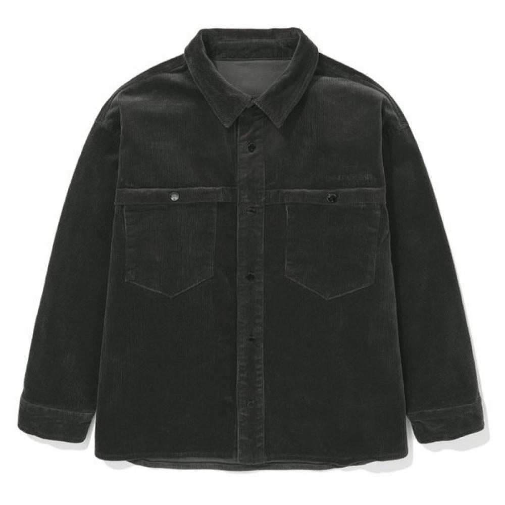 Bluetail Shirt Corduroy Charcoal Gray Azh3bl01cg