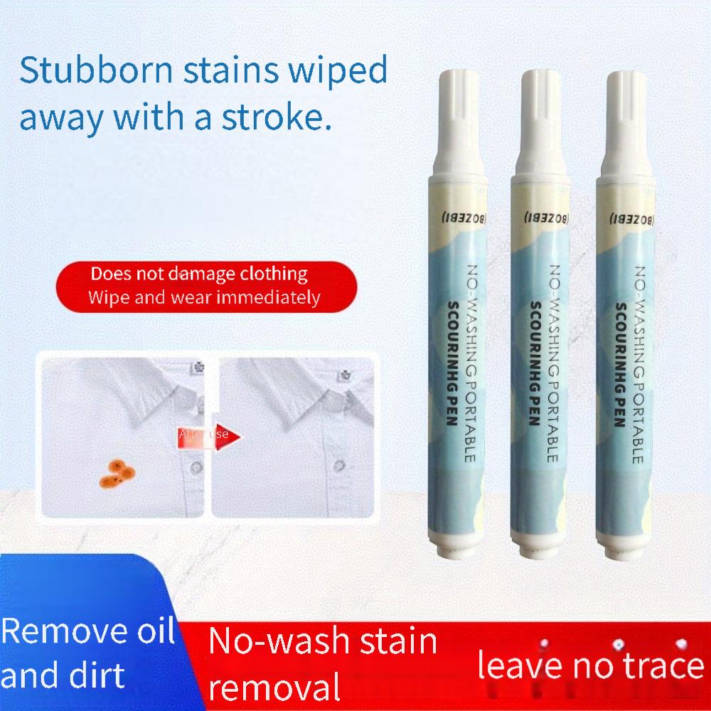 1/3pcs Portable Clothing Stain Remover Pens - No-Rinse,Instant Cleaning Travel-Friendly Fabric Cleaner for stain Remover Clothes