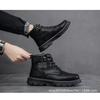 Men's Boots 2024 Autumn/Winter New Korean Edition Work Boots Casual Fashion Thick Bottom High Top Fashion Boots