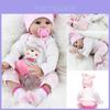 Exquisite 22" Reborn Baby Doll With Lifelike Soft Silicone Realistic Features For Xmas Gift