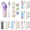 Tritan Sports Water Bottle With Flavor Rings And Leakproof Lid For Fitness Enthusiasts