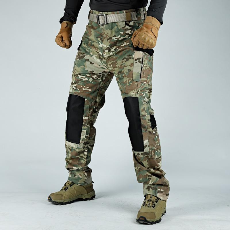 Instructor Tactical Pants Pánské kalhoty Venkovní volné tréninkové kalhoty Odolné a odolné proti poškrábání Kalhoty s více kapsami Vodotěsná edice