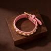 Mode-Temperament, Gürtelschnalle, Nietenarmband, Personalisiertes High-End-Armband, Trendiges und Cooles Personalisiertes Armband.