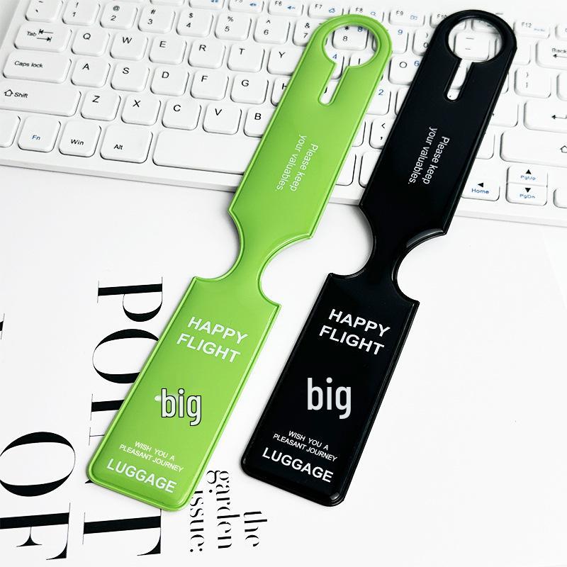 PVC Airplane Luggage Tag - Anti-Lost Suitcase Identifier