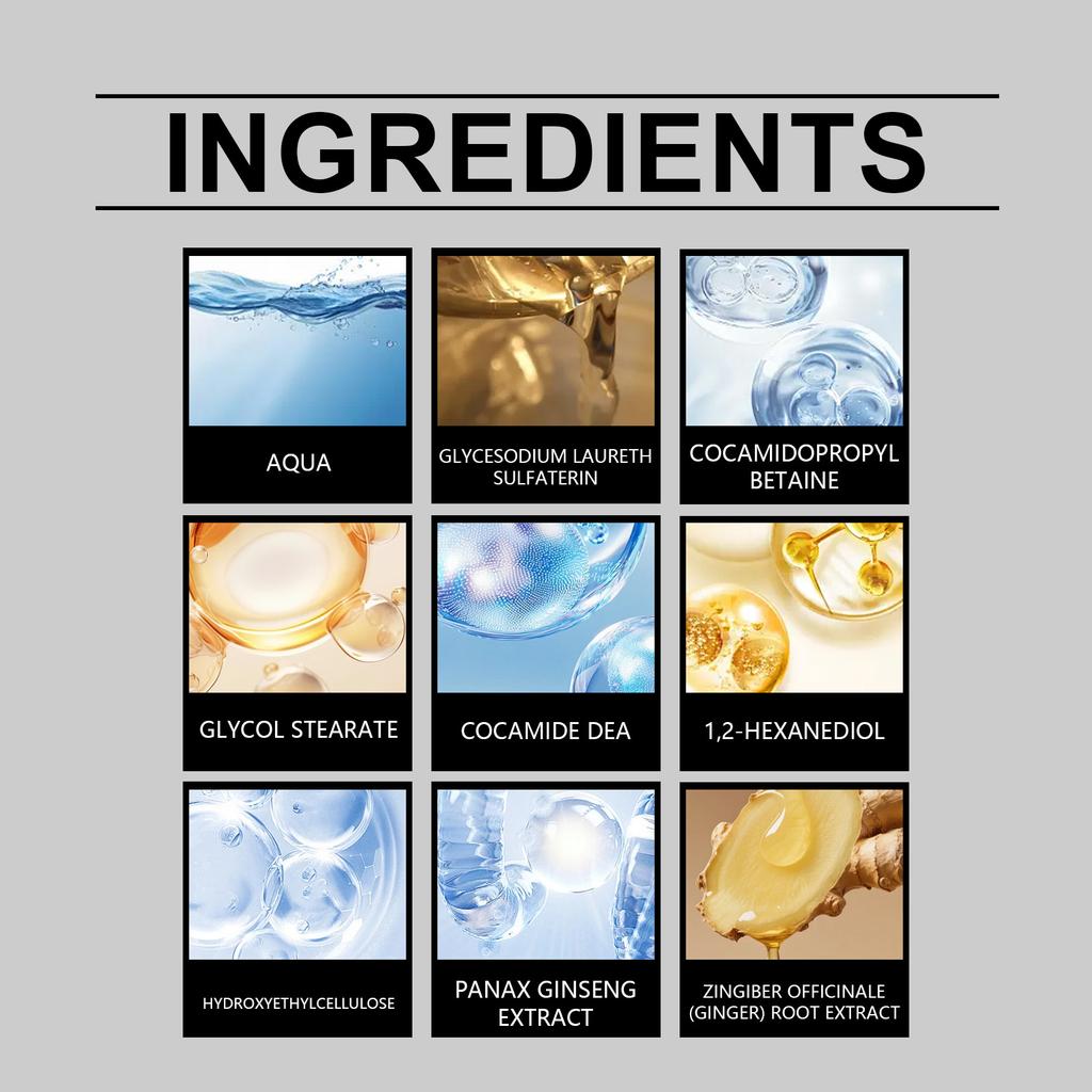 Men's Anti-hair Loss Shampoo: Gentle Cleansing Promotes Thickening, Reduces Hair Loss And Nourishes The Scalp. Men's Shampoo,100ML