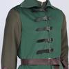 Adult Medieval Renaissance Costume Retro Green Warrior Pirate Cosplay Outfit