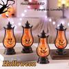Expression LED Pumpkin Lantern Glowing Small Oil Lamp Portable Ghost Lantern Children Gift