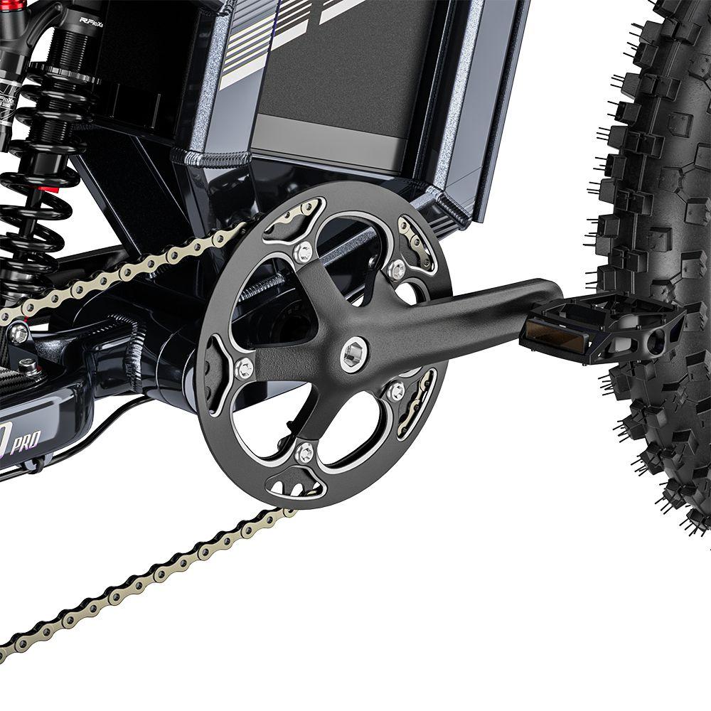 Electric Bicycle Shengmilo S900 Pro 20" 3000W Peak Motor Adult Off Road Electric Bicycle 60V 35AH Full Suspension Ebike 7 Speed