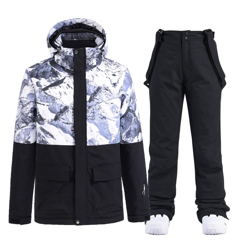 Couples' Warm Korean-Style Snowboard Suit Set