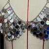 Bohemian Dance Costume Halter Bra Sequins Metal Chain Party Wear For Latin Dance Club Or Vacation Wear