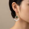 Hook Piercing Ethnic Style Earrings Imitation Pearl Exaggerated Tassel Earrings  Party
