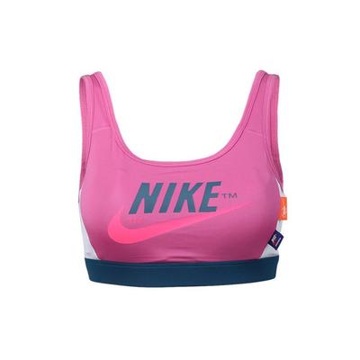 Swoosh Icon Clash Medium Support Sports Bra Women Underwear Pink CJ0707-691