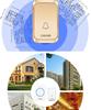 Waterproof Long-Distance Wireless Doorbell with Remote Control, 58 Melodies, and 4 Volume Levels