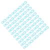 DIY Crafts Lobster Claw Clasps Lanyard Snap Hooks for Key Chain Ring Toy Chain AccessorySky Blue 50pcs
