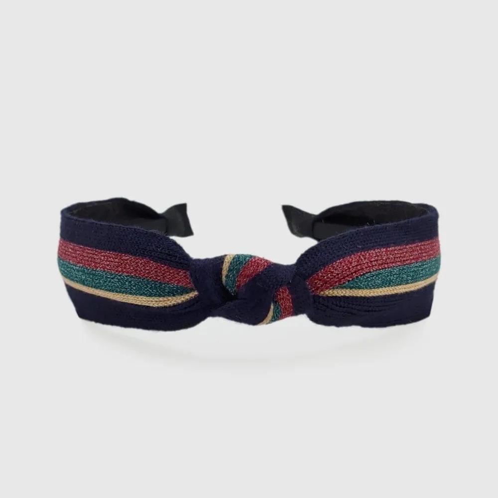 Lara Twinkle Knot Hairband Navy LALAH202N 3306091
