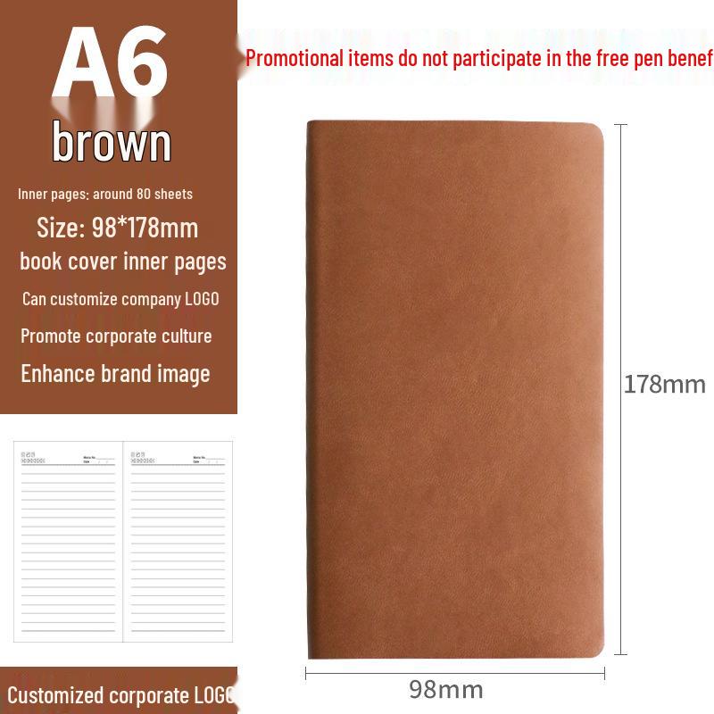 

Custom Retro Thick Business Notebook – Creative & Simple Design for College Students and Office Meetings.