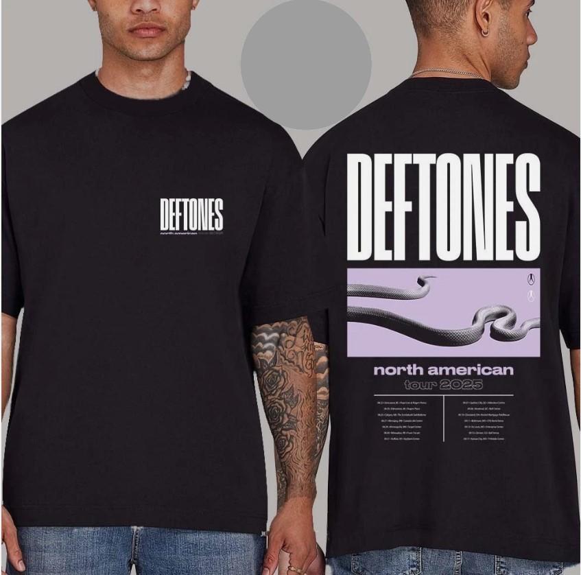 Deftones North American Tour August To September 2026 Unisex T-Shirt Size S-3XL XXXL
