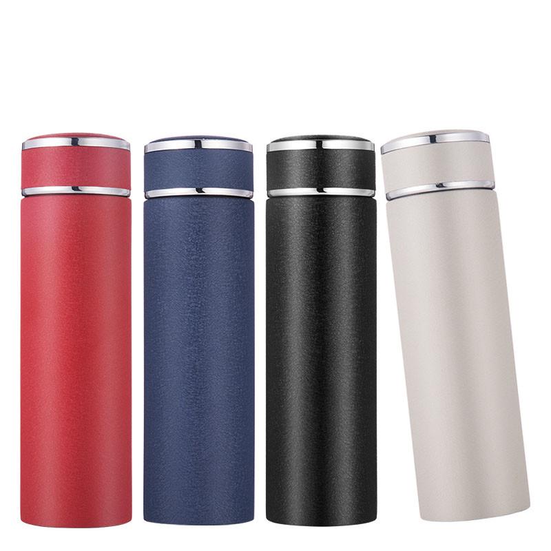 500 ml isolierte Reise-Auto-Ei-Sieb, Edelstahl-Thermosbecher, Wasserflasche, Isolierflaschen