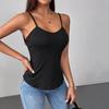 European and American women's clothing sleeveless U-neck fashionable and sexy suspender vest summer new backless slim top