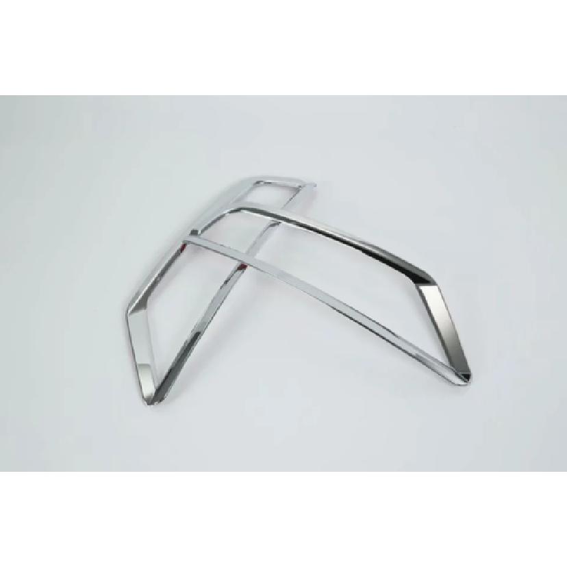 Chrome Rear Fog Light Cover Trim for 2017- Mazda CX-5 CX5 ABS 2PCS Decorate