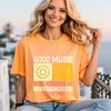Music T-Shirt Music Tee Rock Band Tee Music Slogan Tee Gift for Boy Teen Girls Mom Dad Grandma Grandpa Family Sister Brother Crew Team Party