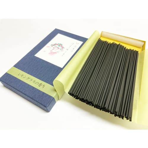 Awaji Umekundo Smokeless Incense, Bamboo Charcoal, Refreshing Lemongrass, 50g #158