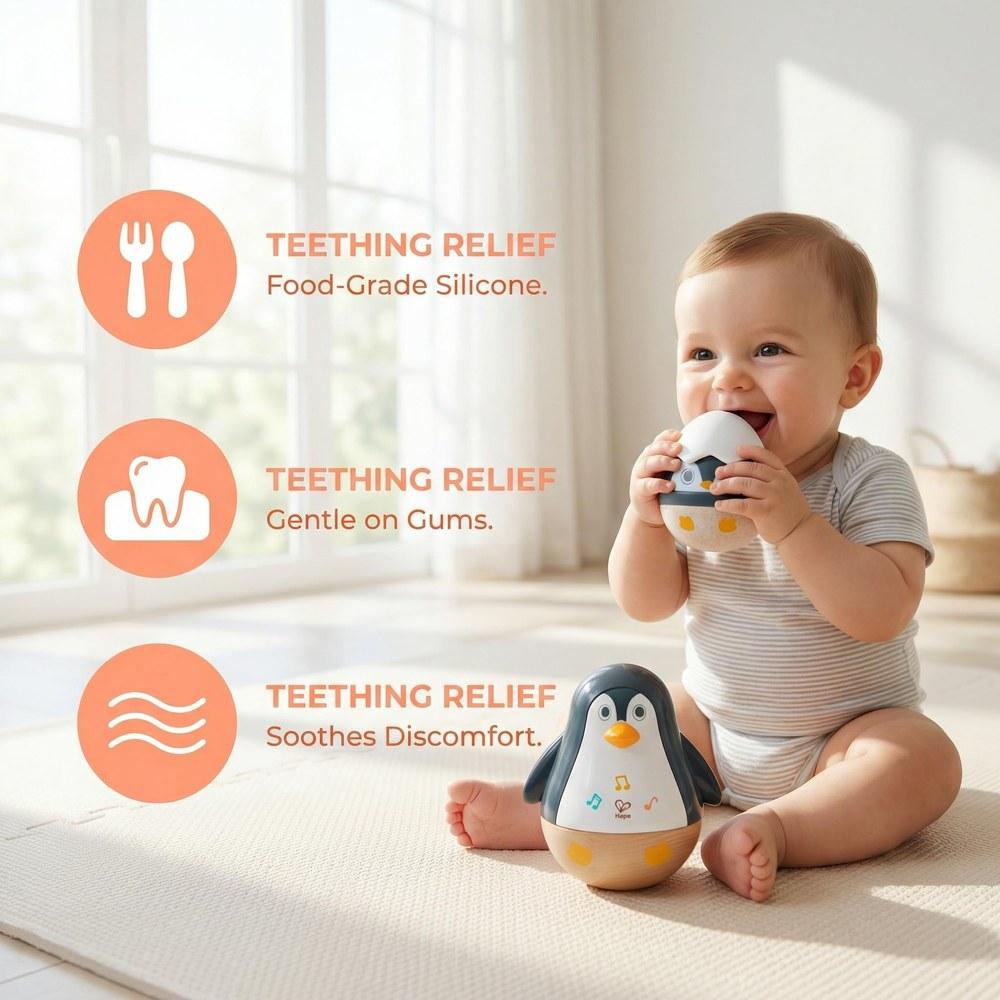 Hape Yura Yura Parent and Child Penguin Set E0136