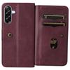 For Samsung Galaxy A36 5G Leather Case with 10 Card Holder Phone Cover Stand