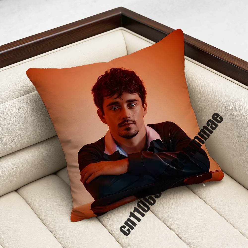 For CCharles Leclerc Throw Pillow Case Sham xcm xcm Square Car Pillowcase Pad Cushion Cover