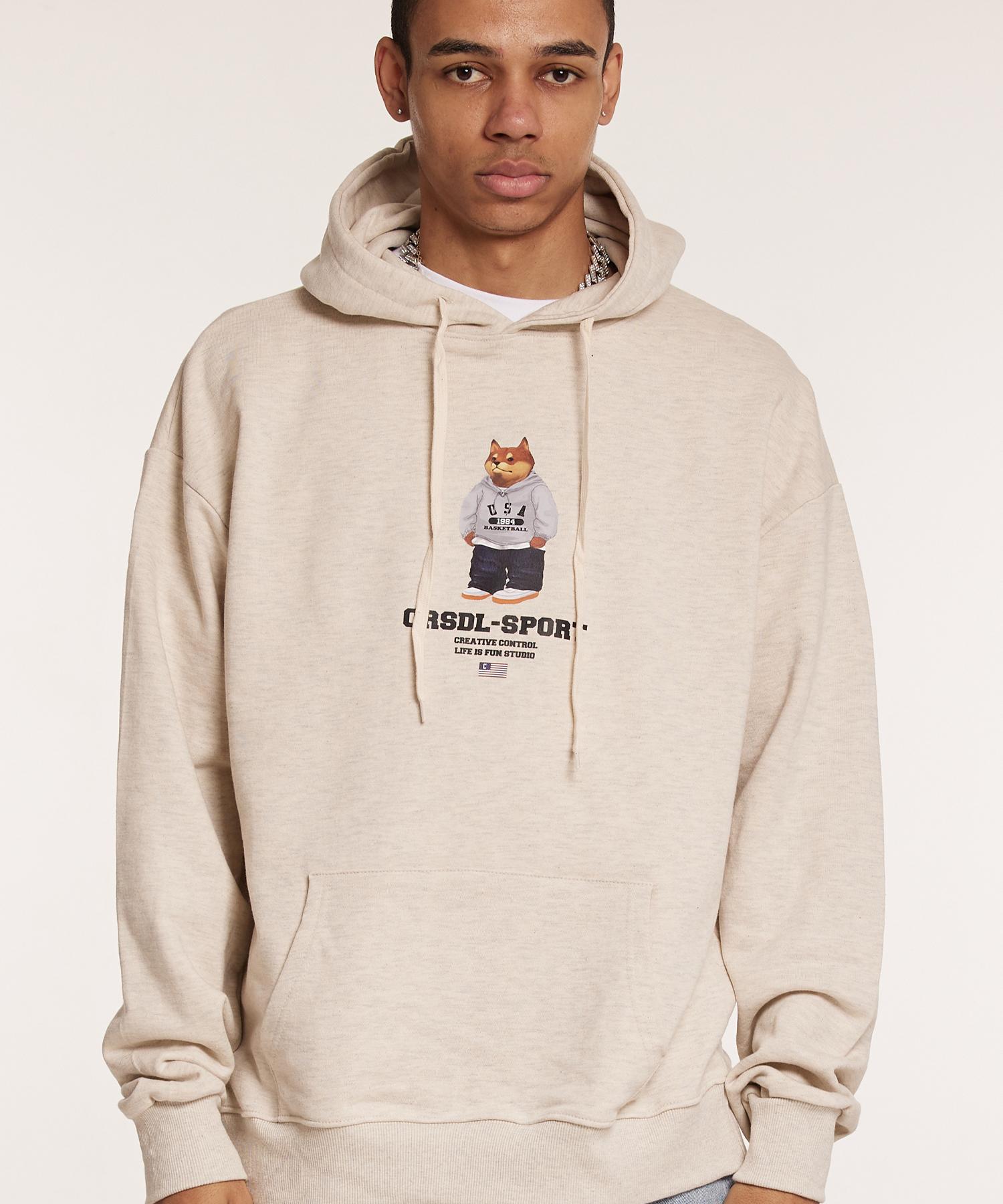 Cream Soda Lab Crsdel Sports Parku Hoodie Oatmeal L