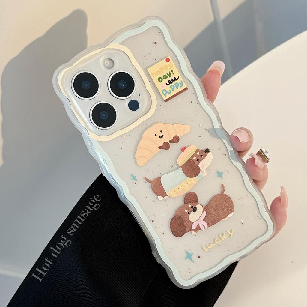 Cute Dachshund Phone Case for Apple Phones