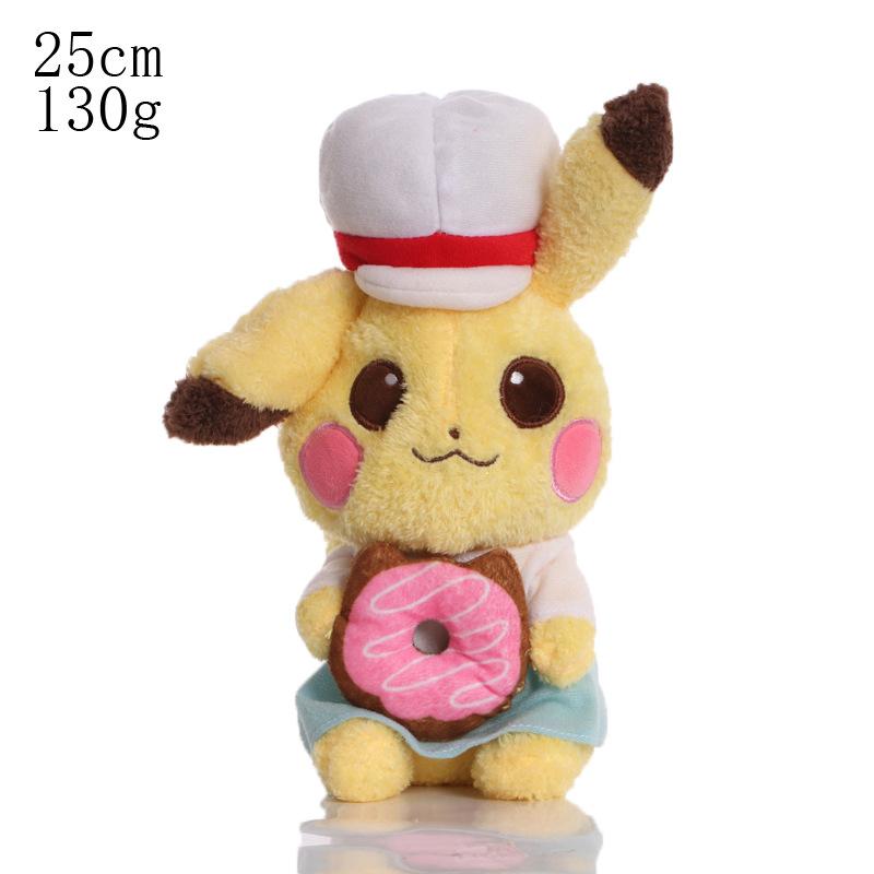 Cute Pikachu Plush Toy Charmander Squirtle Bulbasaur Stuffed Doll Eevee Scorbunny Gengar Snorlax Christmas Gifts