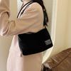 Neue Cord-Freizeittasche Damentasche Mode Schräg über Schulter Tragbar Pendler Achseltasche Trendtasche