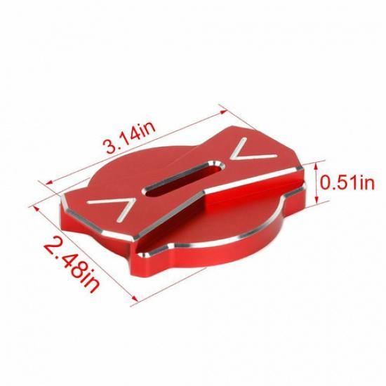 For Challenger/Charger 09+ Aluminium CNC Radiator Cap Cover Trim Red Accessories