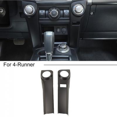 Matte Black Center Console Air Conditioner Panel Cover Trim For 4runner 2010+