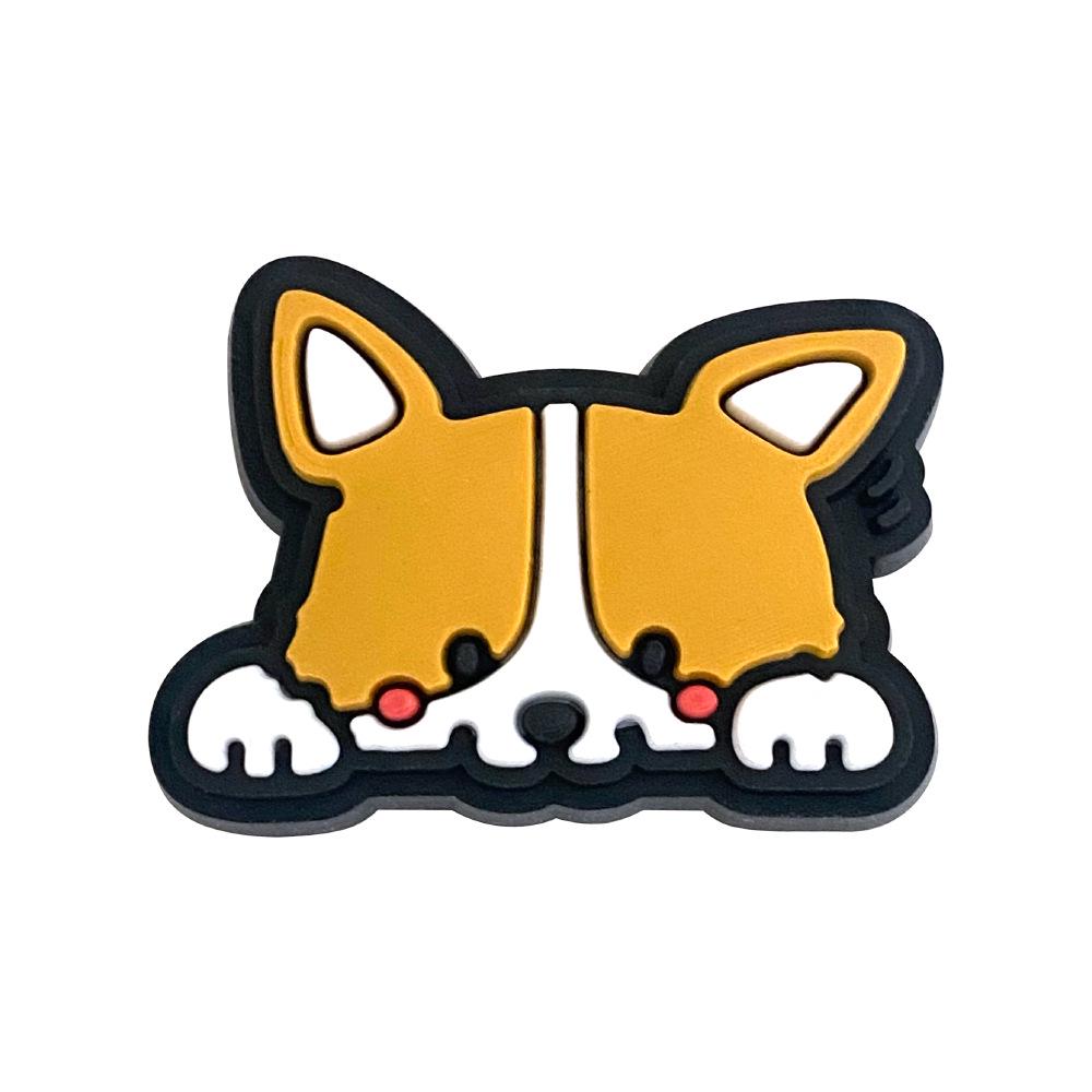 Dog Shoe Charms: PVC Soft Rubber Clog Accessories & Decorations