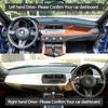 For BMW Z4 E85 2003~2008 Anti-UV Suede Leather Dashmat Black/Brown Dashboard Cover Sun Shade Carpet Non-slip Pad 2005 2006 2007
