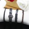 5pcs Set Luxury Watch Man Elegant Double Calendar Waterproof Wristwatch Include Bracelet Box Sports Men's Watches for Movement